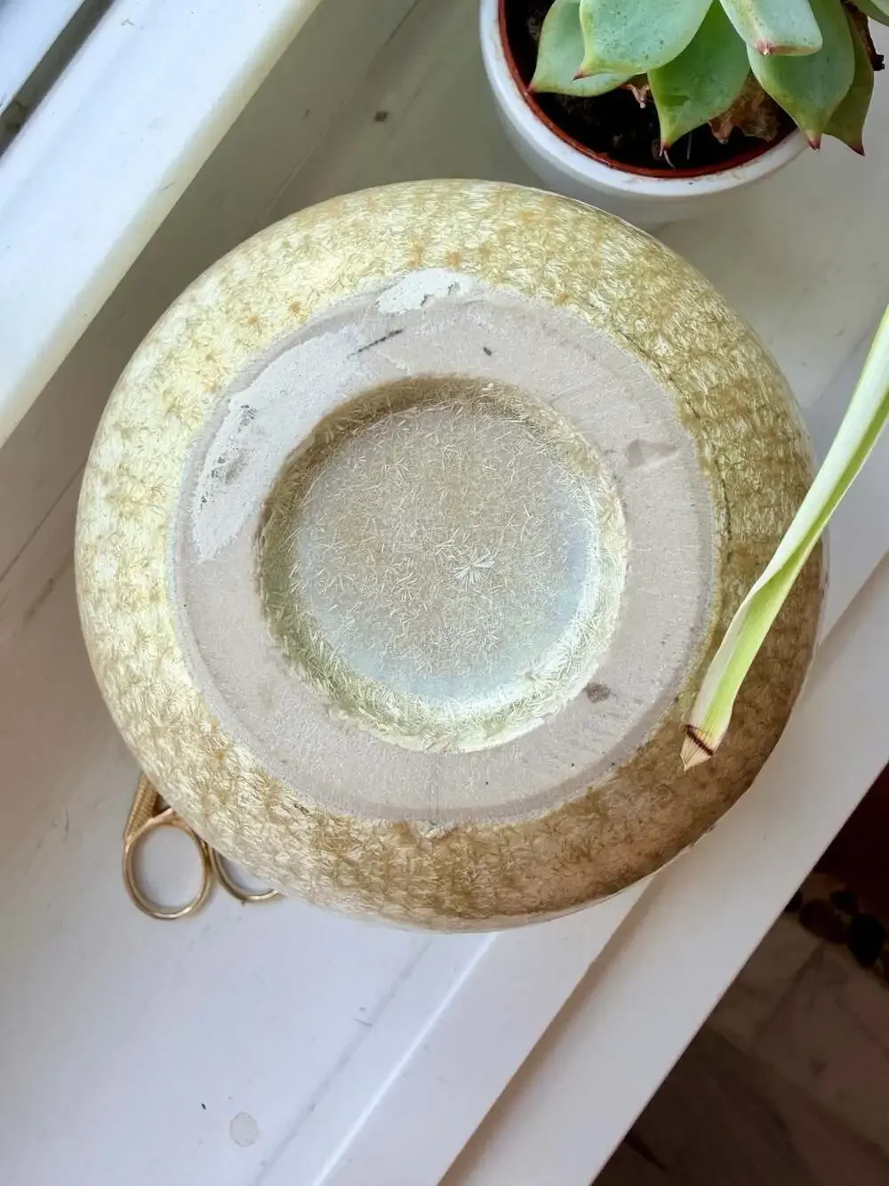 Small Studio Pottery Crystalline Glazed Bud Vase